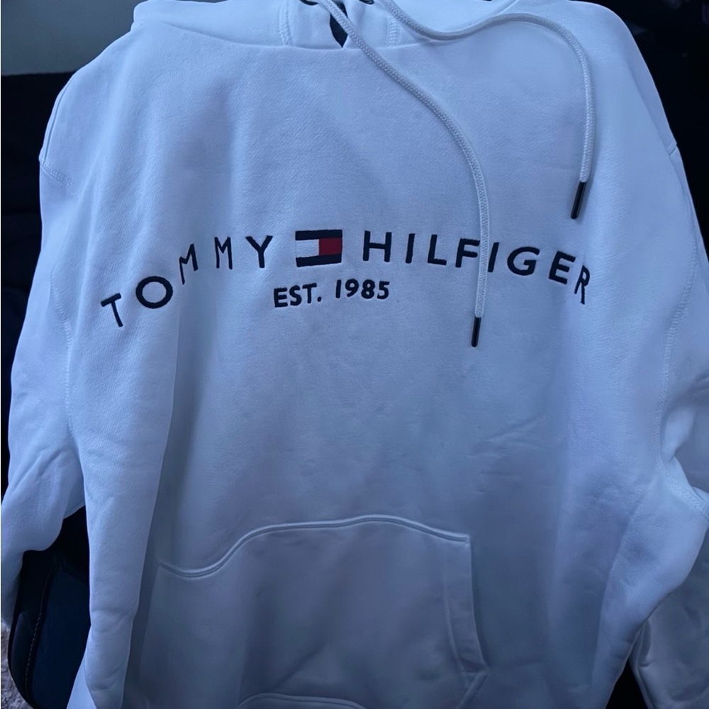 Tommy Hilfiger White Hoodie for Men